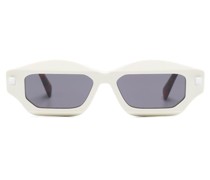 Q6 Sonnenbrille mit eckigem Gestell