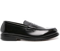 patent-finish leather loafers