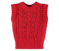 Pullover mit Zopfmuster