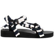 Gestreifte Kules Sandalen
