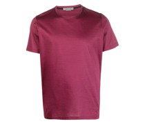 T-Shirt mit Logo-Stickerei