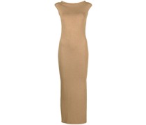 Schulterfreies Midikleid