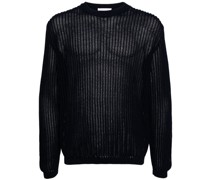 open-knit cotton Pullover