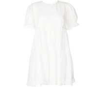 ruffle-detail flared dress