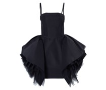 Seidenkleid mit Rüschen