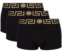 Short-Set mit bedrucktem Bund
