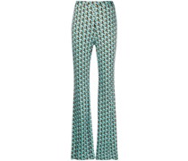 Hose mit abstraktem Print