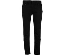 Schmale Jeans mit halbhohem Bund