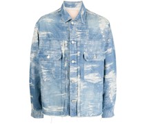 Jacke im Distressed-Look