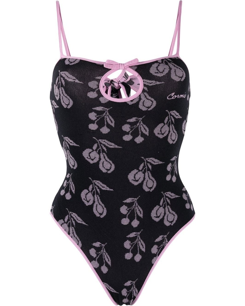 CORMIO Damen Badeanzug mit grafischem Print