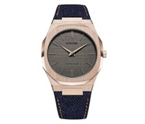 Western Denim Ultra Thin Armbanduhr, 40mm