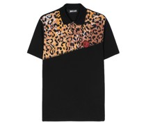Poloshirt mit Leoparden-Print