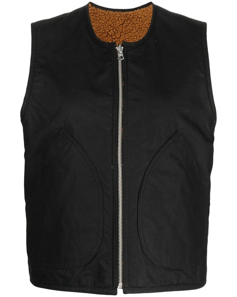 YMC Damen Wendbare Shearling-Weste