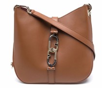 Schultertasche mit Kettenriemen