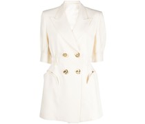 short-sleeve blazer dress