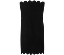 Samtkleid mit Wellenkanten