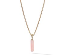 18kt Amulets Gelbgoldanhänger mit pinkem Opal