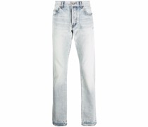 Ausgeblichene Straight-Leg-Jeans