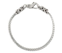 Kettenarmband mit Fischgrätenmuster
