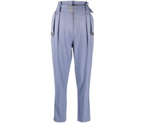 Tapered-Hose mit Paperbag-Taille