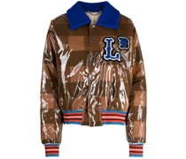 Karierte Bomberjacke