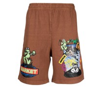 Shorts mit Logo-Print