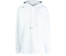 Hoodie im Patchwork-Look
