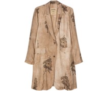 Katia motif-print coat