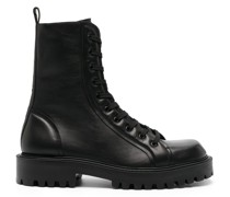 Bikerstiefel mit Schnürung
