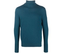 Fein gestrickter Rollkragenpullover