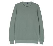 honeycomb-knit cotton Pullover