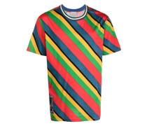 T-Shirt mit diagonalen Streifen