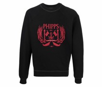 Sweatshirt mit Logo-Stickerei