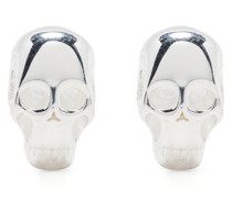 Versilberte Baby Skull Ohrringe
