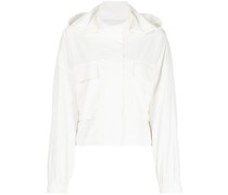 Cropped-Jacke mit Reißverschluss