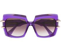 square-frame gradient-lens sunglasses
