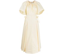 Midikleid mit Raffung