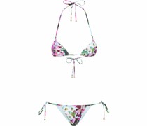 Bikini mit Blumen-Print