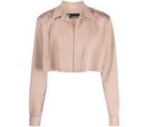 Offene Cropped-Jacke