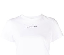 T-Shirt mit Logo-Stickerei