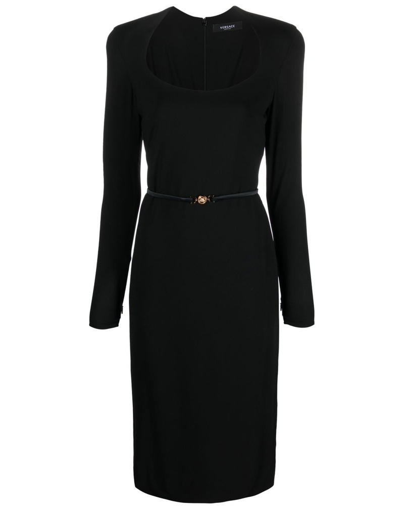 Versace Damen Medusa Midikleid