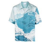 Hemd mit abstraktem Print
