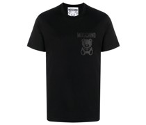 T-Shirt mit Teddy-Applikation