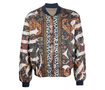 Wendbare Bomberjacke mit Steppung