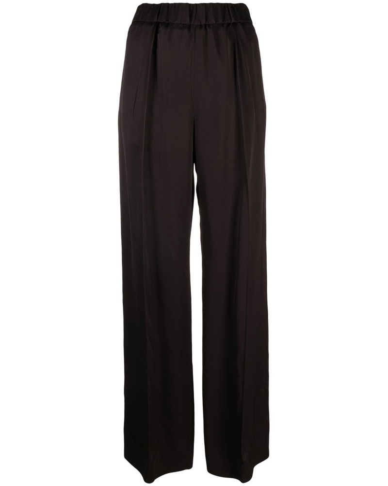 Jil Sander Damen High-Waist-Hose mit weitem Bein
