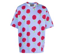 T-Shirt mit Blumen-Print
