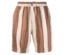 Gestreifte Shorts mit Kordelzug