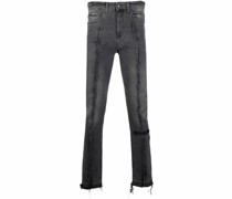 Skinny-Jeans mit ausgefransten Nähten