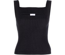 Geripptes Top mit Cut-Out