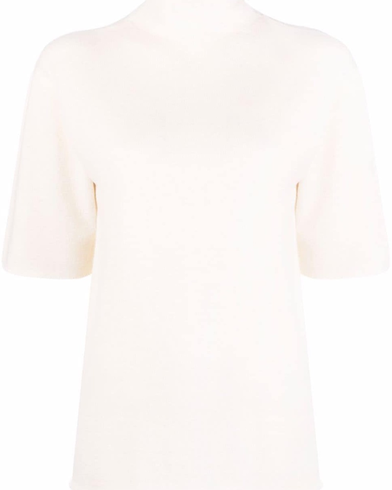 Jil Sander Damen Strickoberteil mit Rollkragen